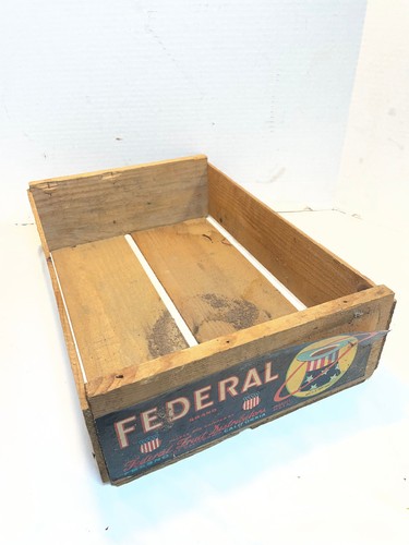 Vintage federal fruit - vintage, crate