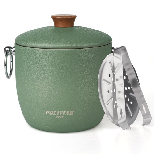 Stainless steel ice bucket - steel,