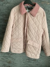QVC Centigrade light pink Quilted Coat Size L    NEW
