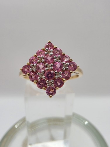 Gemporia 9ct gold pink spinel - pink,