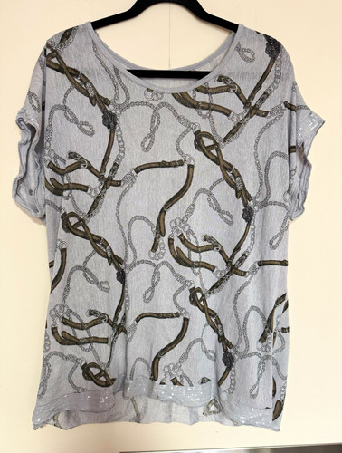 Women grey chain print - women’s,