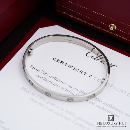 Cartier 18ct white gold - cartier,