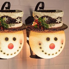 2 Pack Snowman Christmas Porch