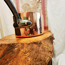Antique French Copper Saucepan