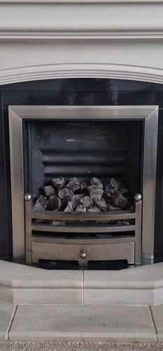 Modern stylish inset gas fire - modern,