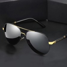 2023 Men's HD Polarized Sunglasses With Case Classic Driving Police Glasses UK