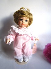 Beautiful porcelain artiste doll *Peanut* 9'' by Maryse Nicole, Franklin Mint.