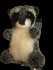 Vintage Raccoon Soft Toy By Pipkins Handmade Original Rare