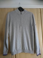 PALM GROOVE GREY 1/4 ZIP LINED