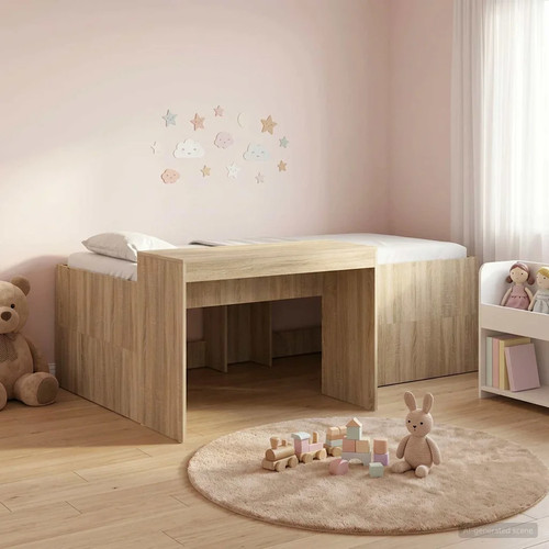 Walplus kids high sleeper - walplus, desk