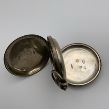 Antique Silver Pocket Watch Case London 1860 J Neale & S Freeman Case ONLY - 55g
