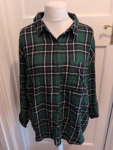 Primark green check long - xl,