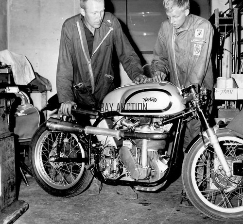 Norton 350 manx 1955 - norton,