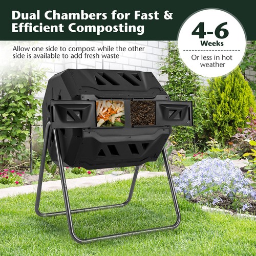 Compost bin 160l dual - bin,