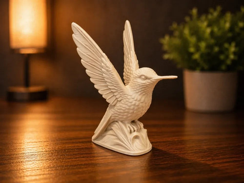 Hummingbird bird statue - hummingbird,