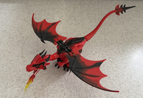 Dragon castle red head - red,