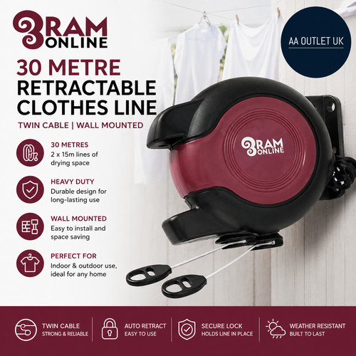 Ram 30m retractable reel - ram,
