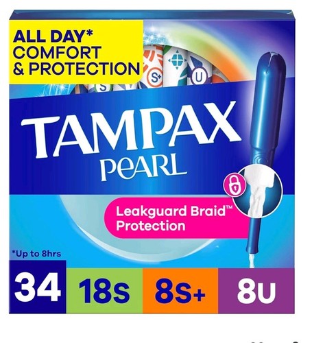 Tampax pearl tampons - tampax,