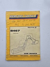 BOMFORD B467 HEDGECUTTER PARTS CATALOGUE