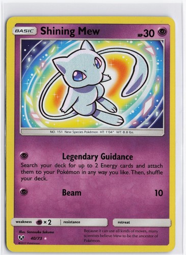 Pokemon tcg shining mew - tcg,