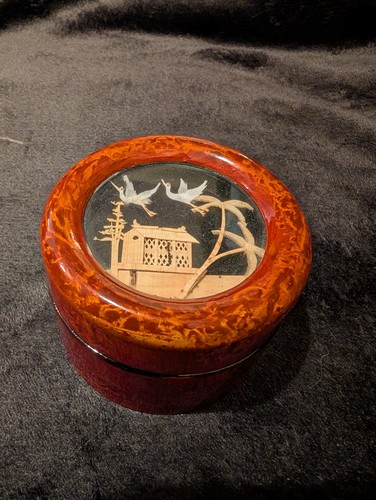 Chinese jewelry box with cork - box,