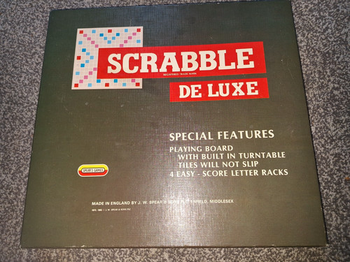 Deluxe scrabble original - original, board