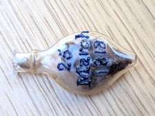 Antique Sealed Glass Bottle – Dated 25 March 1818 – Keepsake