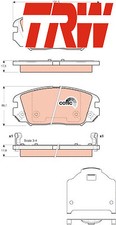 FRONT BRAKE PADS SET GDB3409