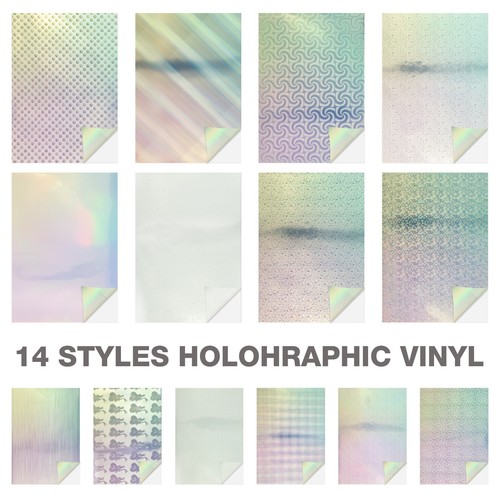 Holographic printable vinyl - a4,