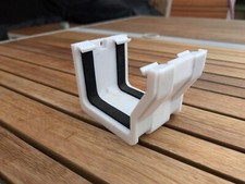 White Osma 7T709 Guttering Union Compatible
