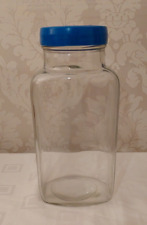 Glass Sweet Shop Lidded Storage Jar ~ UK Made ~ 12" CADBURYS ROSES