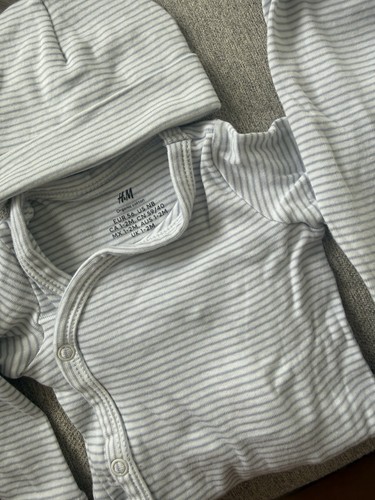 Baby organic cotton blue - h&m,