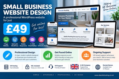 Small business website design - business,