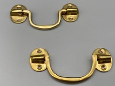 2x Swing Brass Pull Size 64mm
