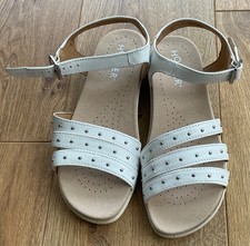 Hotter White Sandals Size 4