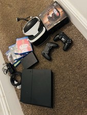 PlayStation 4 Bundle PS VR Headset 2 Controllers Games Headset PS4