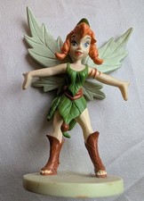 Disney Fairies Fairy Tinkerbell BECK green dress PVC Figure cake topper