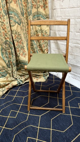 Victorian oak campaign folding - campaign,