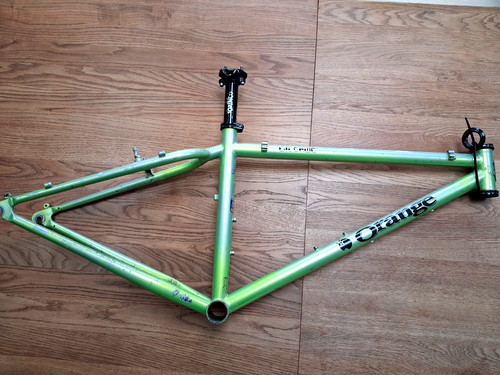 Orange clockwork mountain - mountain, bike