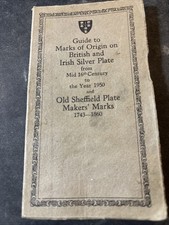 Guide To Marks Of Origin on British And Irish Silver Plate    Free Delivery.