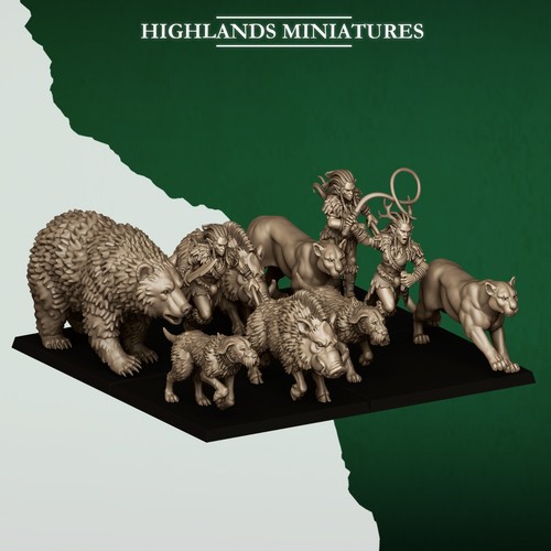 Highlands miniatures feral - miniatures,