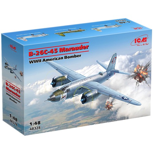 Icm 26c marauder - b-26c-45, wwii