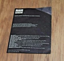 BSR Monarch Record Changer