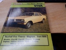 VIVA CAR REPAIR MANUAL AUTODATA 1979 REF F/CAB