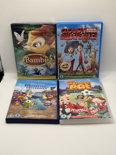 Kids family dvd bundle - family, bambi