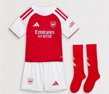 Adidas Kids Arsenal Home Mini Kit 2025 2026 Infants Domestic Minikit Clothing
