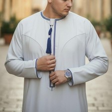 Mens  Jubba Thobe Removable