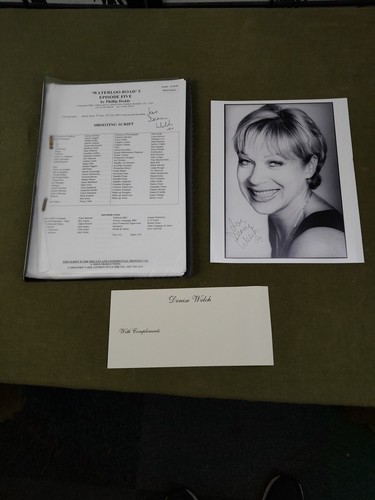 Waterloo road signed script - signed,