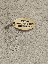 Vat vintage brass keyring - vintage,