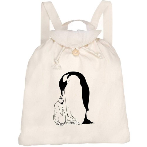 Penguin family canvas - 'penguin,